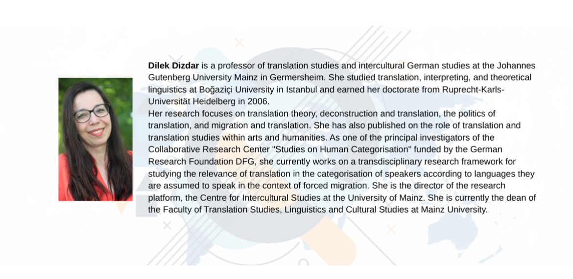 Dilek Dizdar is a professor of translation studies