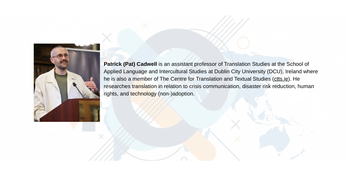 Patrick (Pat) Cadwell is an assistant professor